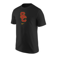 USC Trojans Nike Men's Black SC Interlock Core Cotton T-Shirt